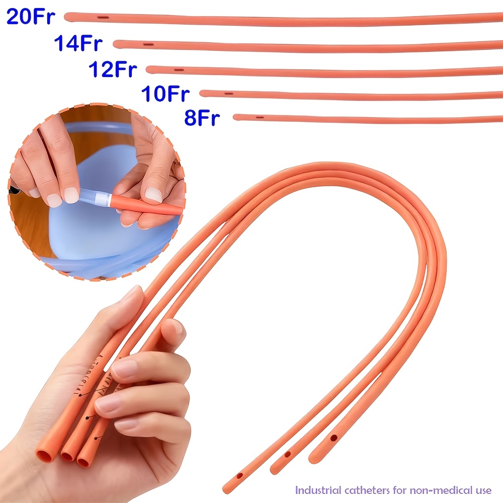 Lab Equipment - Tuyaux en caoutchouc souple rouges 8Fr/10Fr/12Fr/14Fr/20Fr,