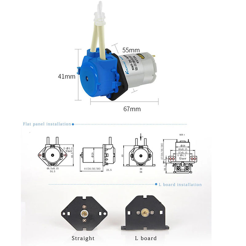 Petite pompe péristaltique DC  - Mini Peristaltic Pump 12V avis et prix